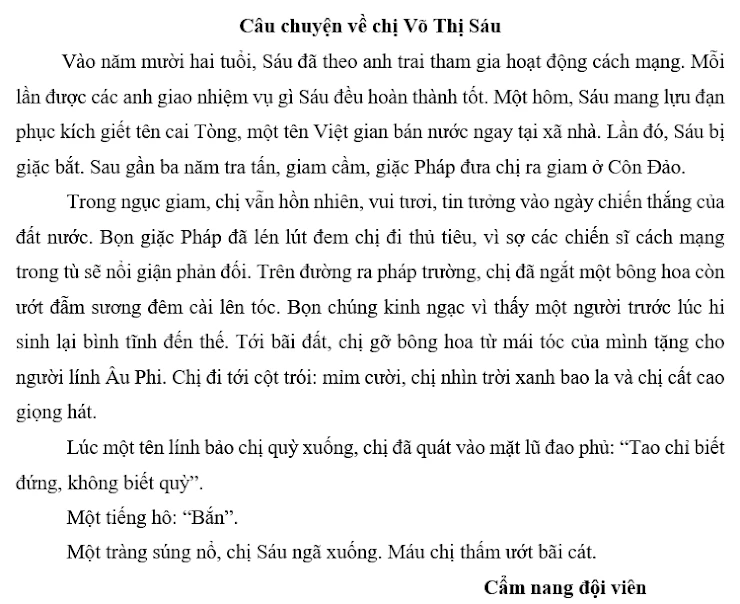 Kỷ niệm và tôn vinh Võ Thị Sáu