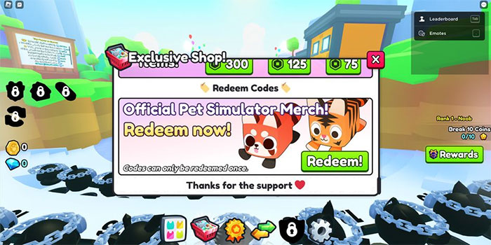 Hướng dẫn nhập code và các code Pet Simulator 99 mới nhất