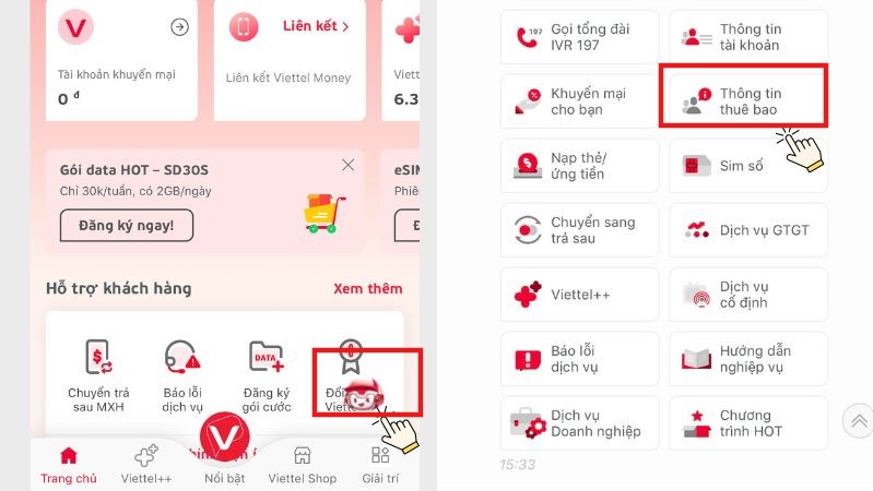 Cách kiểm tra SIM chính chủ Viettel, MobiFone, VinaPhone, Vietnamobile - Thegioididong.com