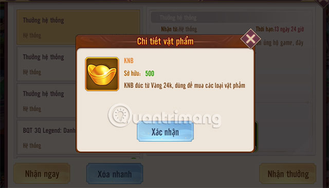 Code 3Q Legend mới nhất và cách nhập code