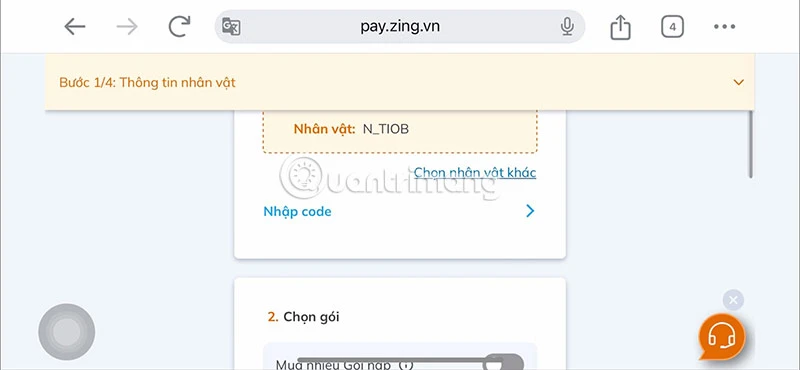 Code Tây Du VNG mới nhất và cách nhập code