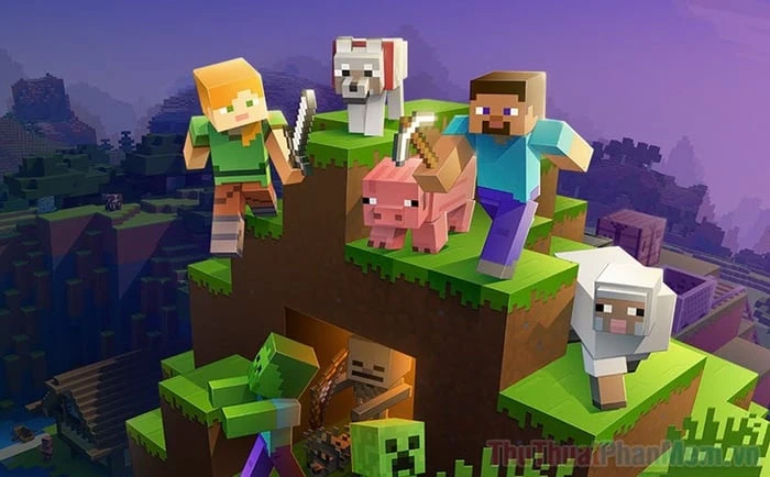 Hơn 100 Hình nền Minecraft độ phân giải Full HD, 4K tuyệt vời