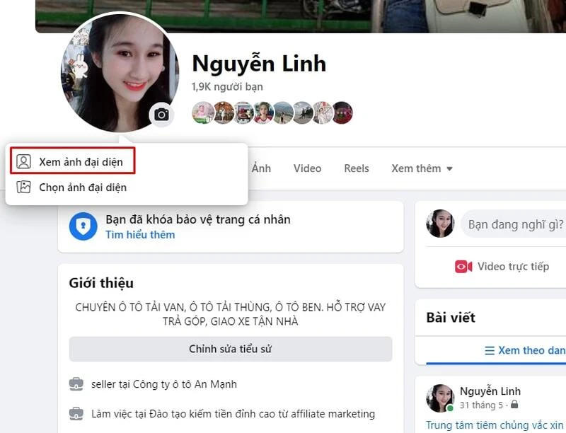 Cách đặt avatar mặc định Facebook cho nam và nữ cực ngầu