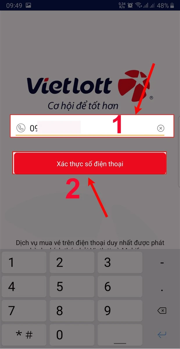 Cách mua vé số Vietlott trên điện thoại bằng tin nhắn SMS đơn giản