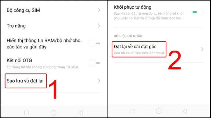 Hướng dẫn cách reset OPPO, khôi phục cài đặt gốc nhanh chóng!