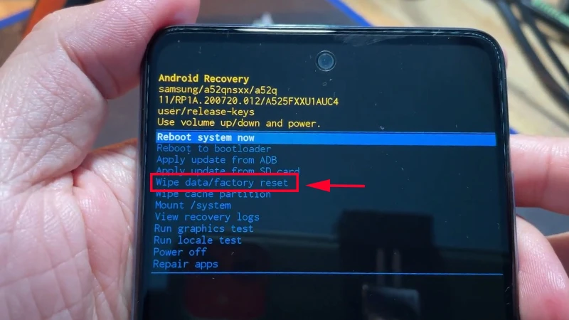 Tổng hợp 5 cách reset cứng, khôi phục cài đặt gốc Samsung Galaxy - Thegioididong.com